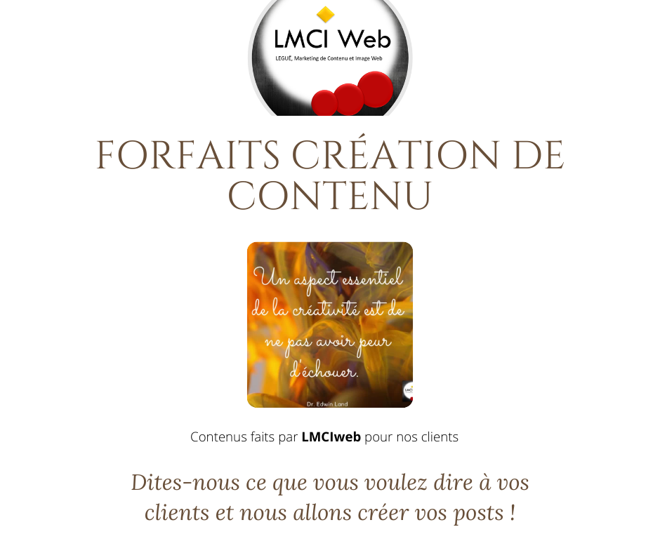 LMCIweb | 3512 Av. Beaupré, Shawinigan, QC G9N 7S3, Canada | Phone: (873) 378-5836