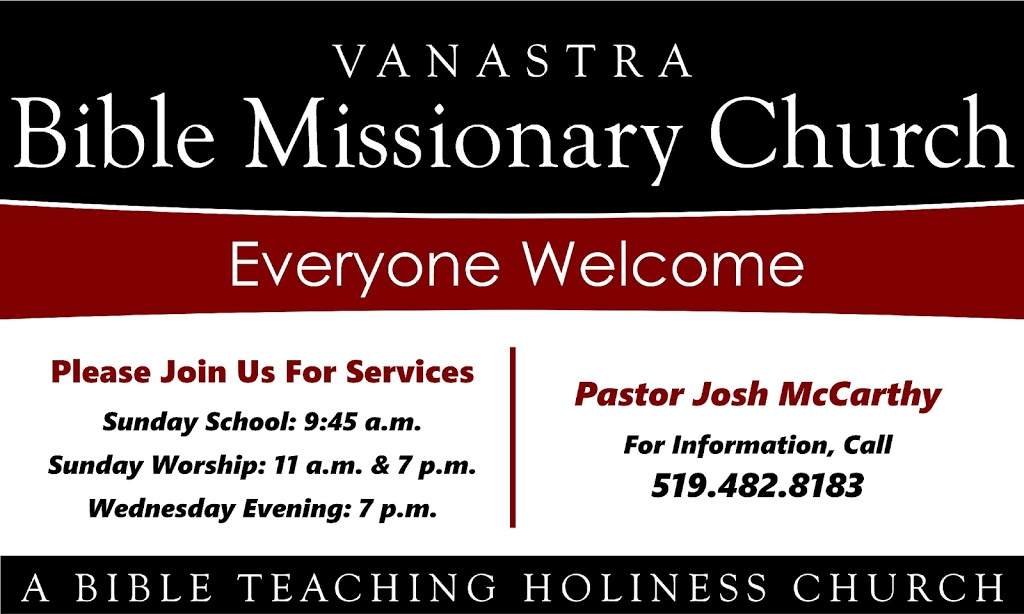 Bible Missionary Church Of Canada Head Office | 43 5th Ave, Clinton, ON N0M 1L0, Canada | Phone: (519) 482-8183