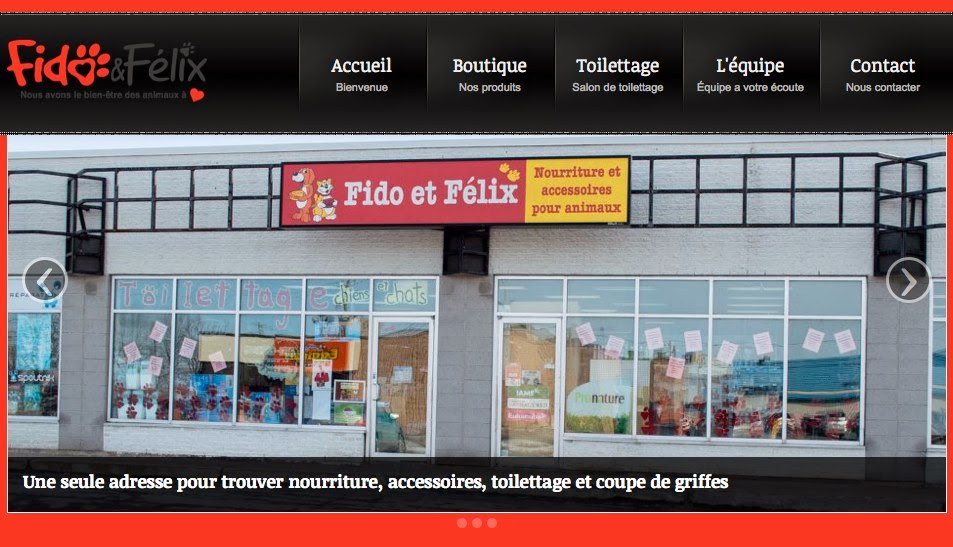 Fido et Felix | 820 Boulevard de Périgny, Chambly, QC J3L 1W3, Canada | Phone: (450) 403-1716