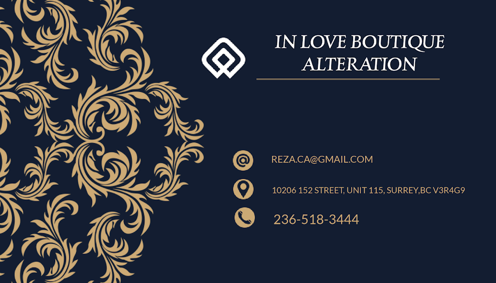 In Love alteration | 10206 152 St #115, Surrey, BC V3R 6N7, Canada | Phone: (778) 980-2410