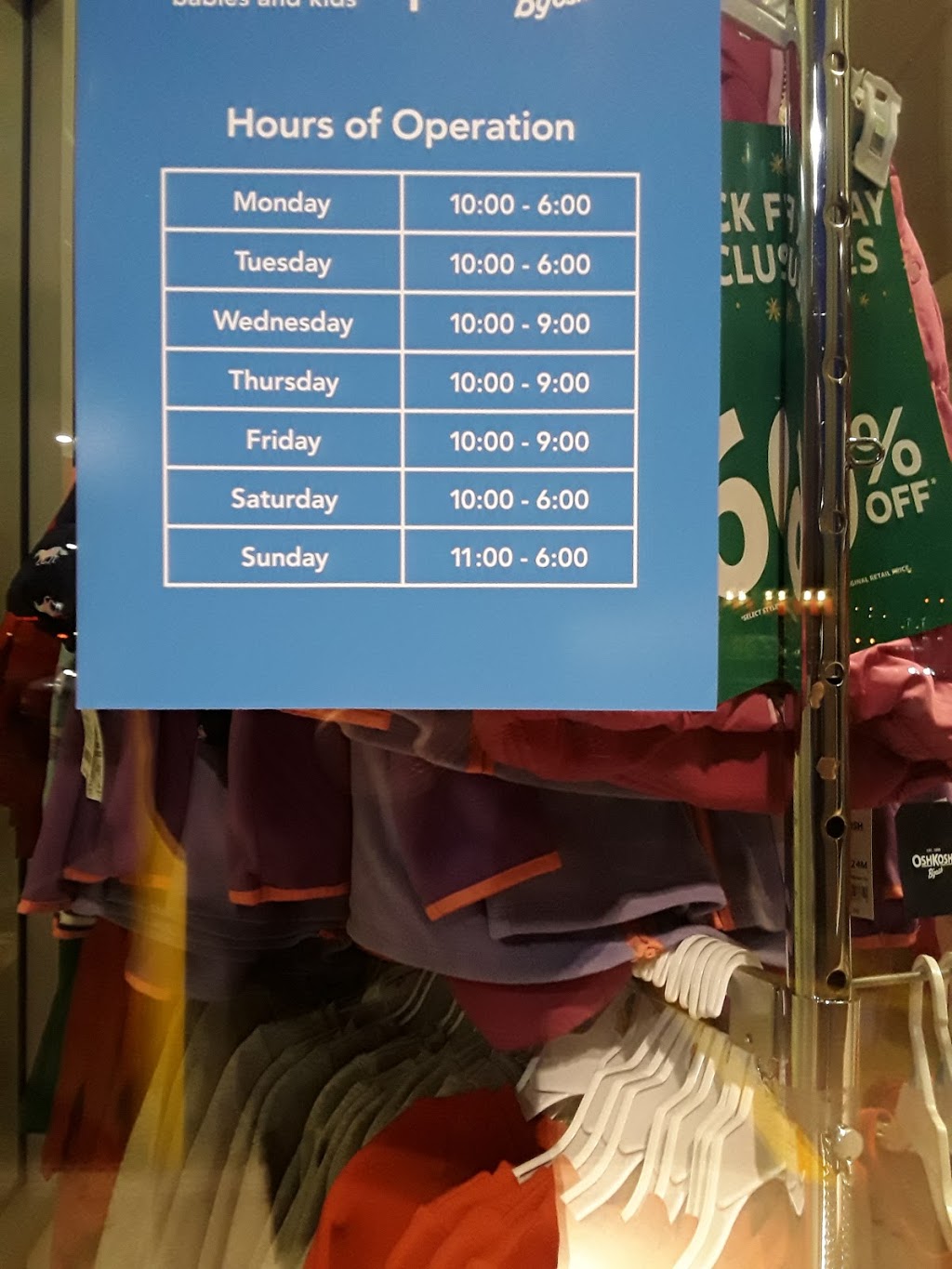 OshKosh Bgosh | 805 Boyd St, New Westminster, BC V3M 5X2, Canada | Phone: (604) 517-1039