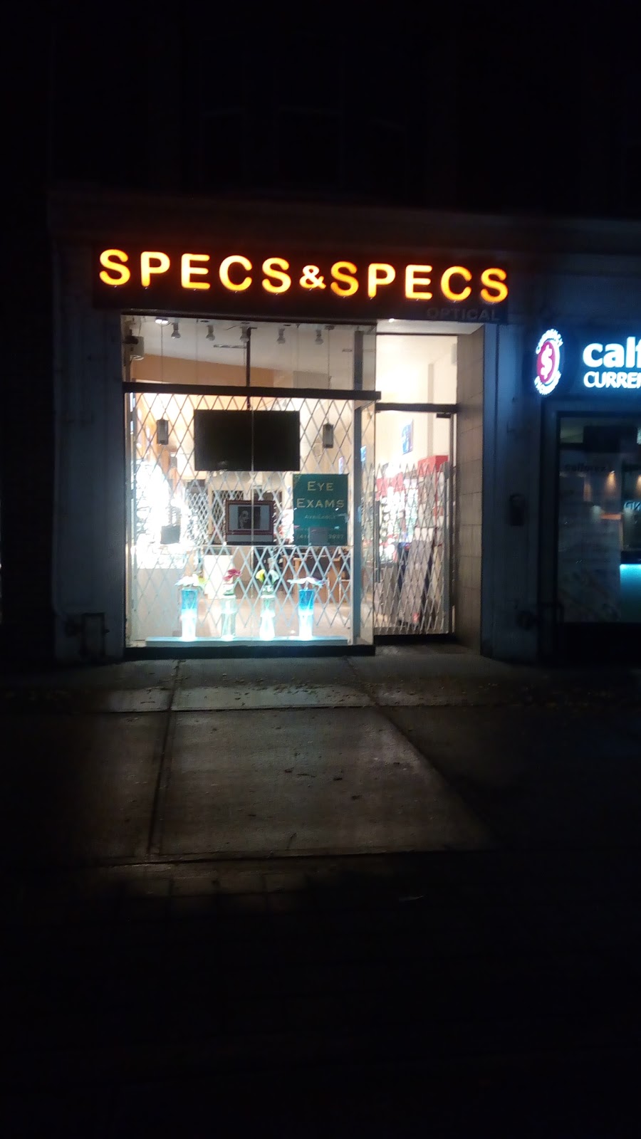 Specs & Specs Optical | 292 Queen St W, Toronto, ON M5V 2A1, Canada | Phone: (416) 979-3937