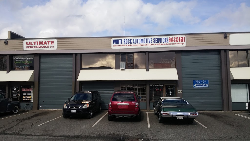 White Rock Automotive Services | 15515 24 Ave #72, Surrey, BC V4A 2J4, Canada | Phone: (604) 535-6600