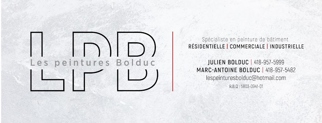 Les peintures Bolduc | 223 Rue du Vallon, Tring-Jonction, QC G0N 1X0, Canada | Phone: (418) 957-5482