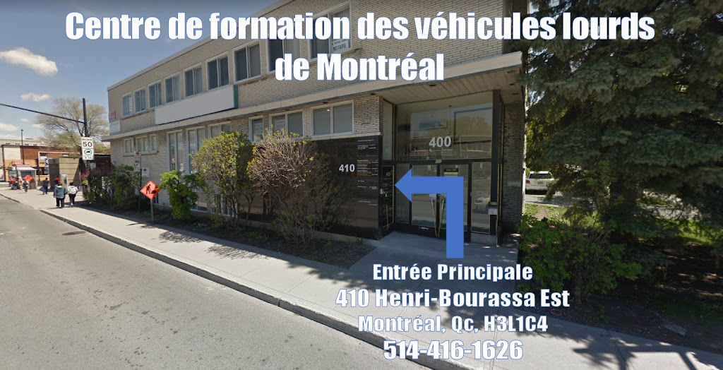 Training Center Vehicles Heavy De Montréal | 410 Boul Henri-Bourassa E Suite 202, Montréal, QC H3L 1C4, Canada | Phone: (514) 416-1626