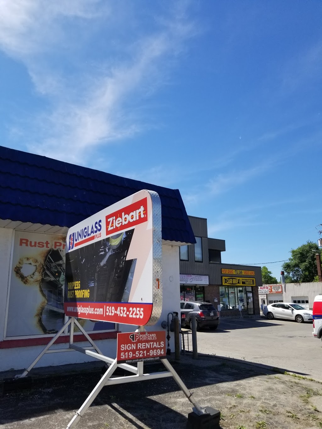 UniglassPlus / Ziebart | 695 Woodlawn Rd W, Guelph, ON N1K 1E9, Canada | Phone: (519) 827-0080