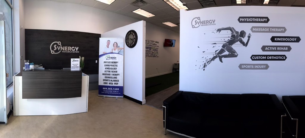 Synergy Rehab Surrey Sullivan Physiotherapy & Sports Injury Clin | 15325 56 Ave #106, Surrey, BC V3S 0X9, Canada | Phone: (604) 566-8773