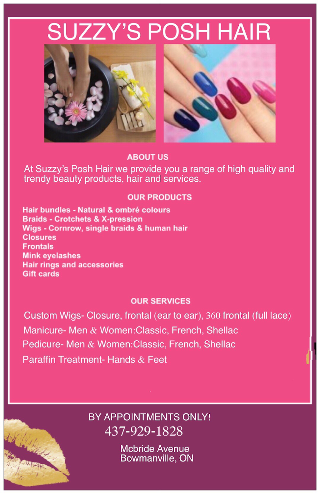 SPH Luxurious Mani and Pedi | 160 McBride Ave, Bowmanville, ON L1C 0J4, Canada | Phone: (437) 929-1828