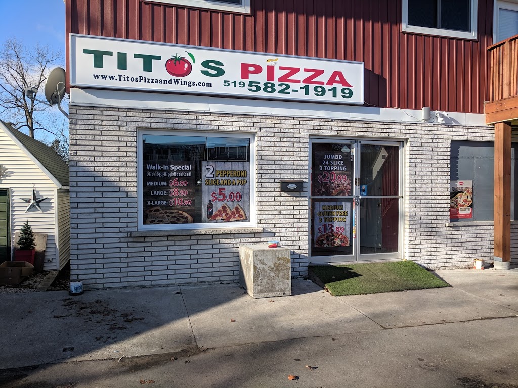 TITOS PIZZA DELHI | 384 James St, Delhi, ON N4B 2B7, Canada | Phone: (519) 582-1919