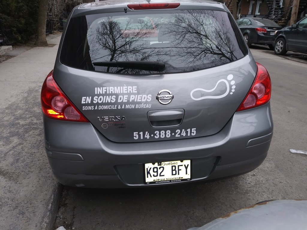 Soins de pieds à domicile, Jany Basque, inf. | 2205 Rue Darling, Montréal, QC H1W 2W9, Canada | Phone: (514) 388-2415