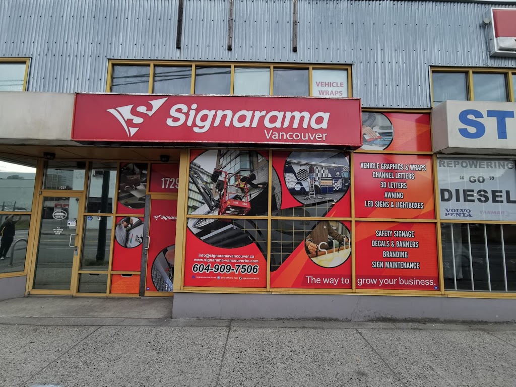 Signarama Vancouver | 1729 Powell St, Vancouver, BC V5L 1H6, Canada | Phone: (604) 909-7506