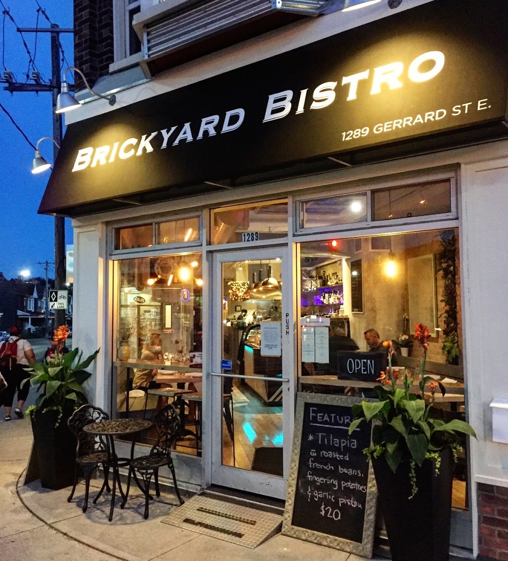Brickyard Bistro | 1289 Gerrard St E, Toronto, ON M4L 1Y6, Canada | Phone: (416) 778-4440