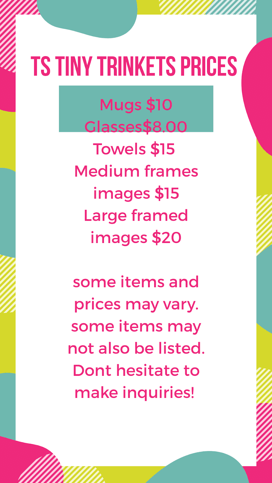 Ts Tiny Trinkets | Paul Blvd, Kingston, ON K7L 4V3, Canada | Phone: (613) 876-7577