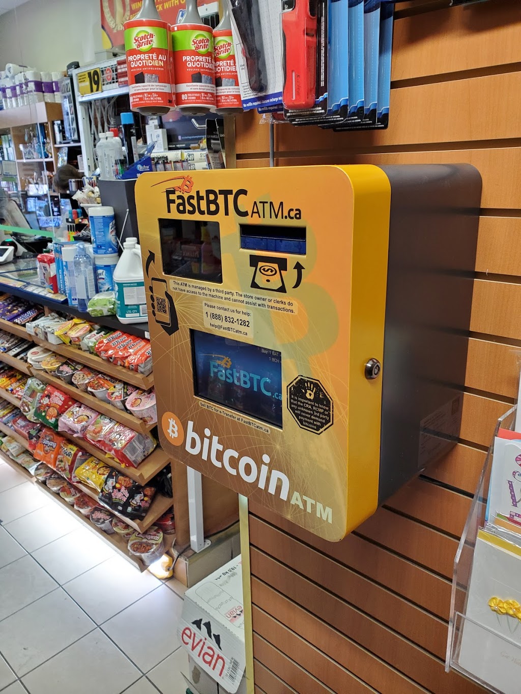 FastBTC Bitcoin ATM - Northtown Convenience | 10 Northtown Way, North York, ON M2N 7L4, Canada | Phone: (888) 832-1282