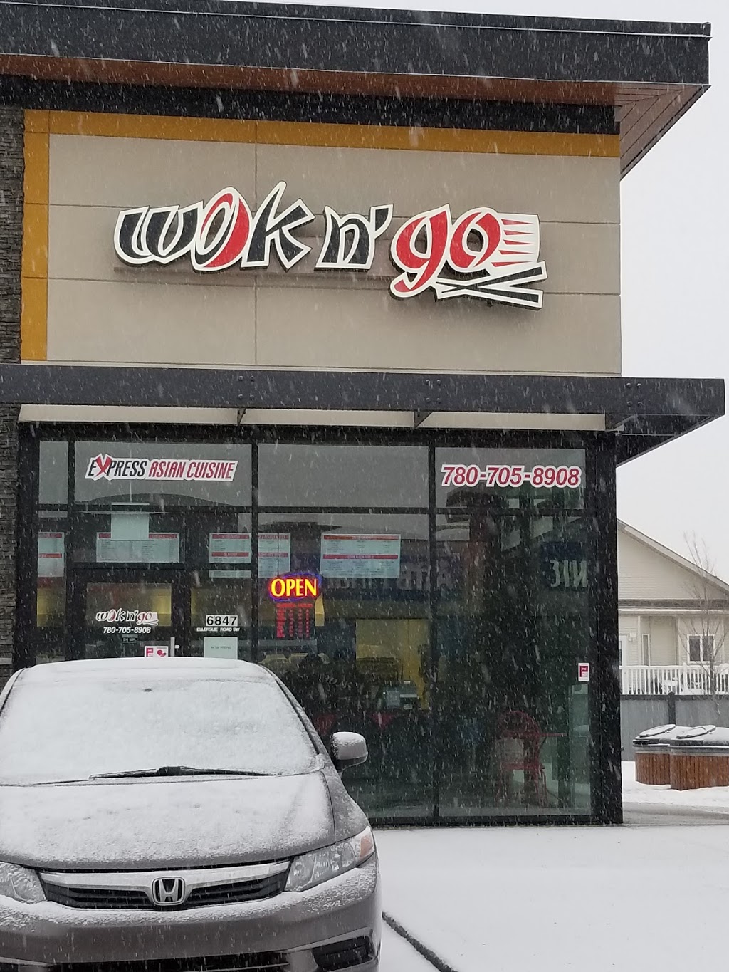 Wok N’ Go | 6847 Ellerslie Rd SW, Edmonton, AB T6X 2A1, Canada | Phone: (780) 705-8908