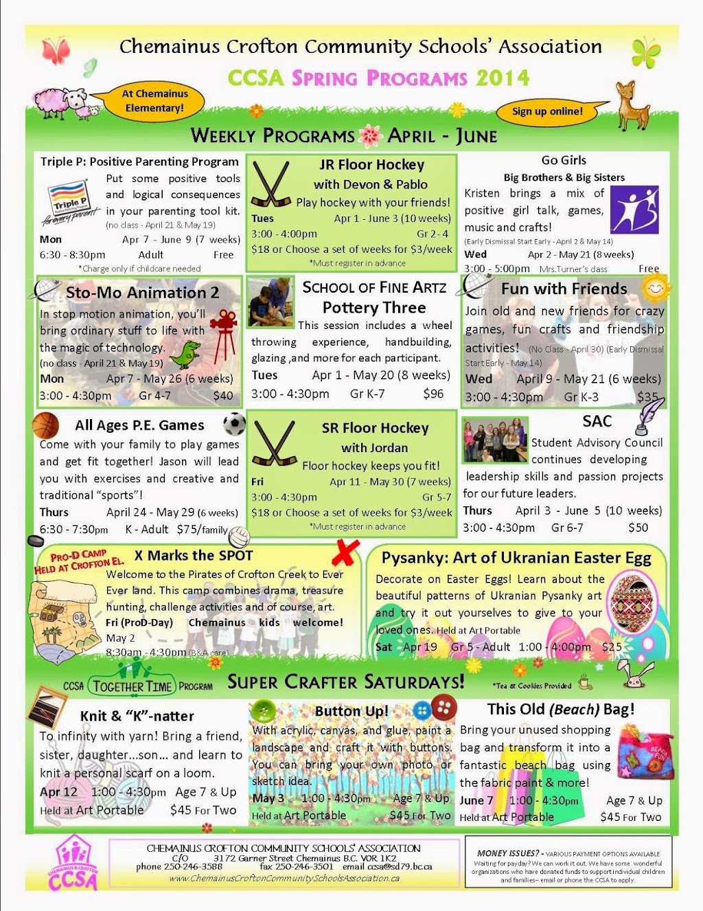 Chemainus Crofton Community Schools Association | 3172 Garner St, Chemainus, BC V0R 1K2, Canada | Phone: (250) 246-3588