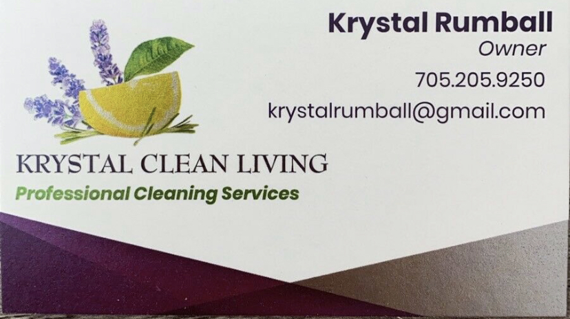 Krystal Clean Living | 184 Isabella Dr, Orillia, ON L3V 6H2, Canada | Phone: (705) 205-9250