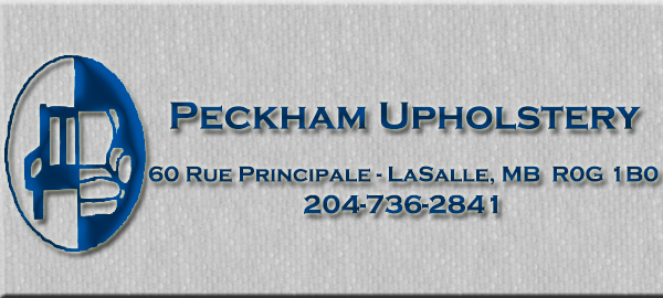 Peckham Upholstery | 60 rue Principale, La Salle, MB R0G 1B0, Canada | Phone: (204) 736-2841
