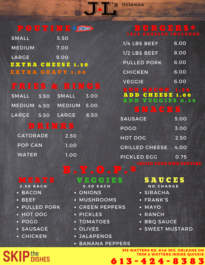 JLs Orleans | 915 Watters Rd, Orléans, ON K4A 3K5, Canada | Phone: (613) 424-8383