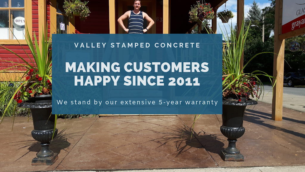 Valley Stamped Concrete | 10500 County Rd 15, North Augusta, ON K0G 1R0, Canada | Phone: (613) 258-0428