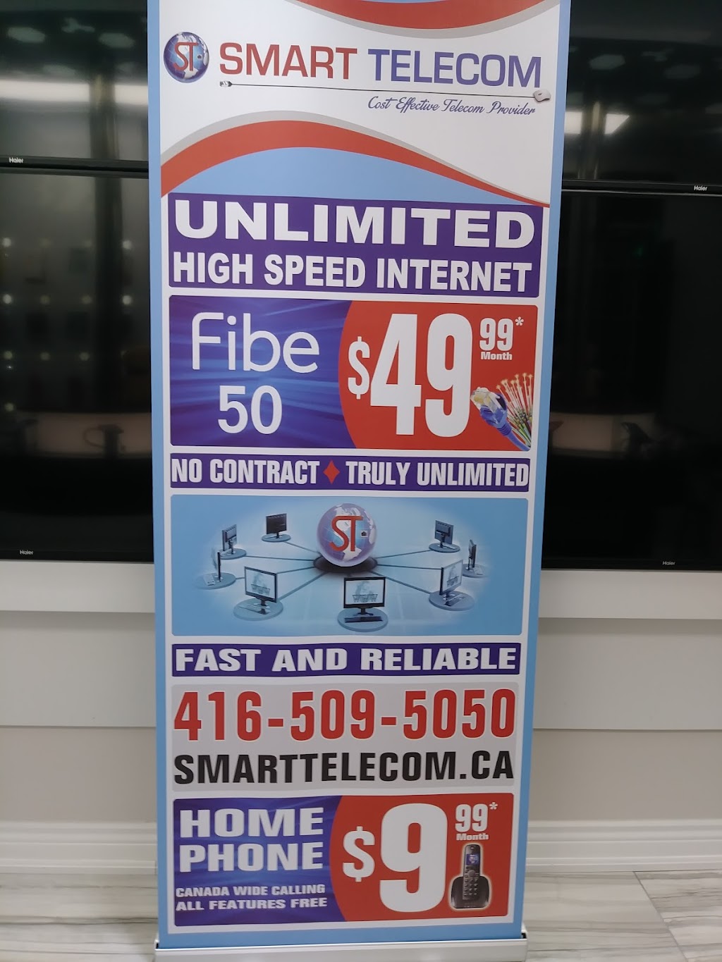 SMART TELECOM | 3250 Lawrence Ave E, Toronto, ON M1H 1A4, Canada | Phone: (416) 509-5050