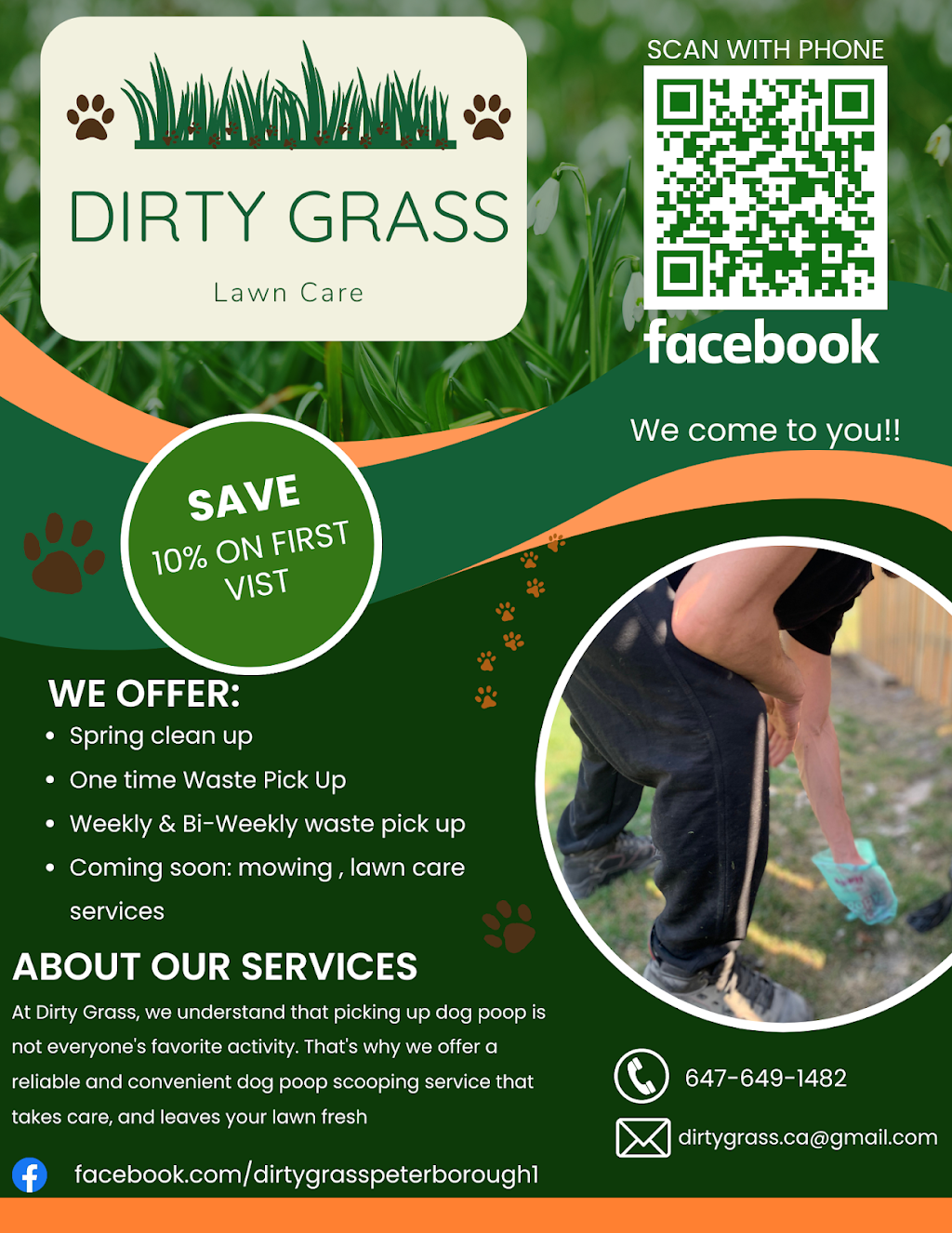 DirtyGrass | 752 Milford Dr, Peterborough, ON K9J 8K5, Canada | Phone: (647) 649-1482