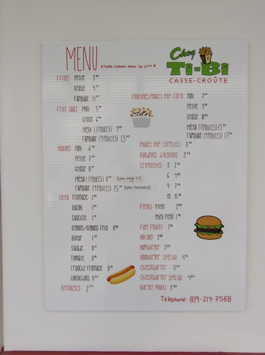 Chez Ti-Bi | 4507 Rue Laval, Lac-Mégantic, QC G6B 1C4, Canada | Phone: (819) 214-7568