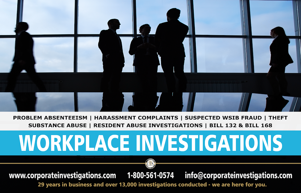 Corporate Investigation Services Ltd. (CIS) | 544 Egerton St, London, ON N5W 3Z8, Canada | Phone: (800) 561-0574