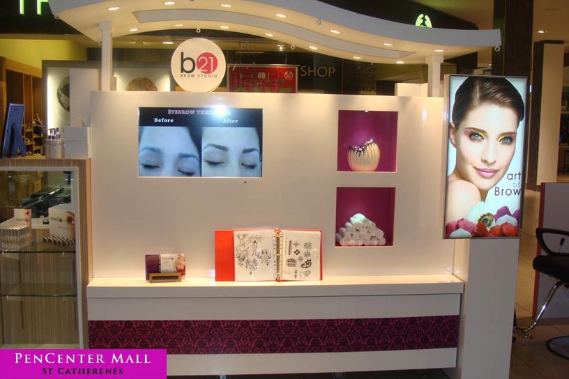 Beauty 21 Brow Studio - St Catharines(The Pencentre Mall) | 221 Glendale Ave, St. Catharines, ON L2T 2K9, Canada | Phone: (905) 682-3258