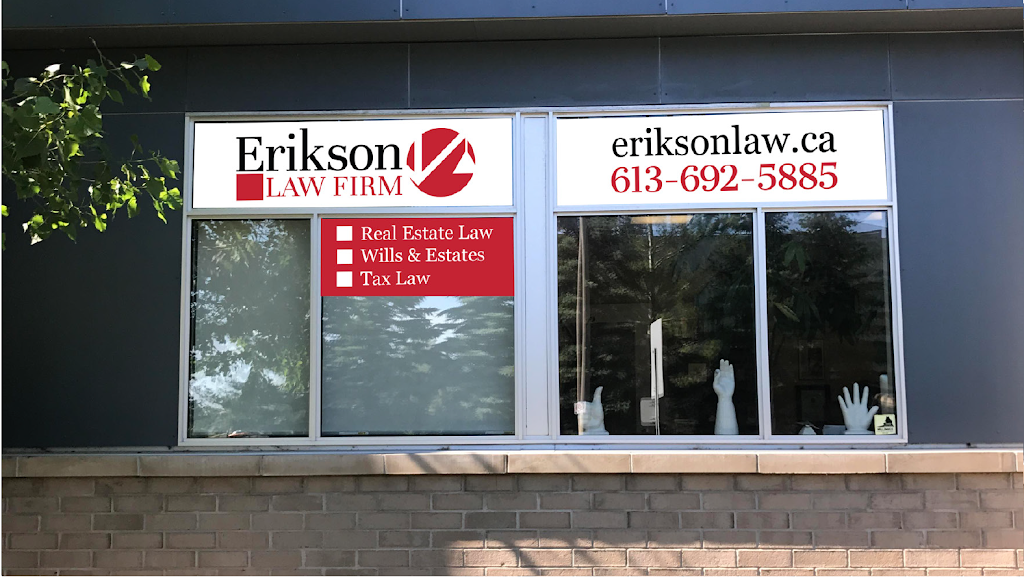 Erikson Law Firm | 18 Deakin St Unit 105, Nepean, ON K2E 8B7, Canada | Phone: (613) 692-5885