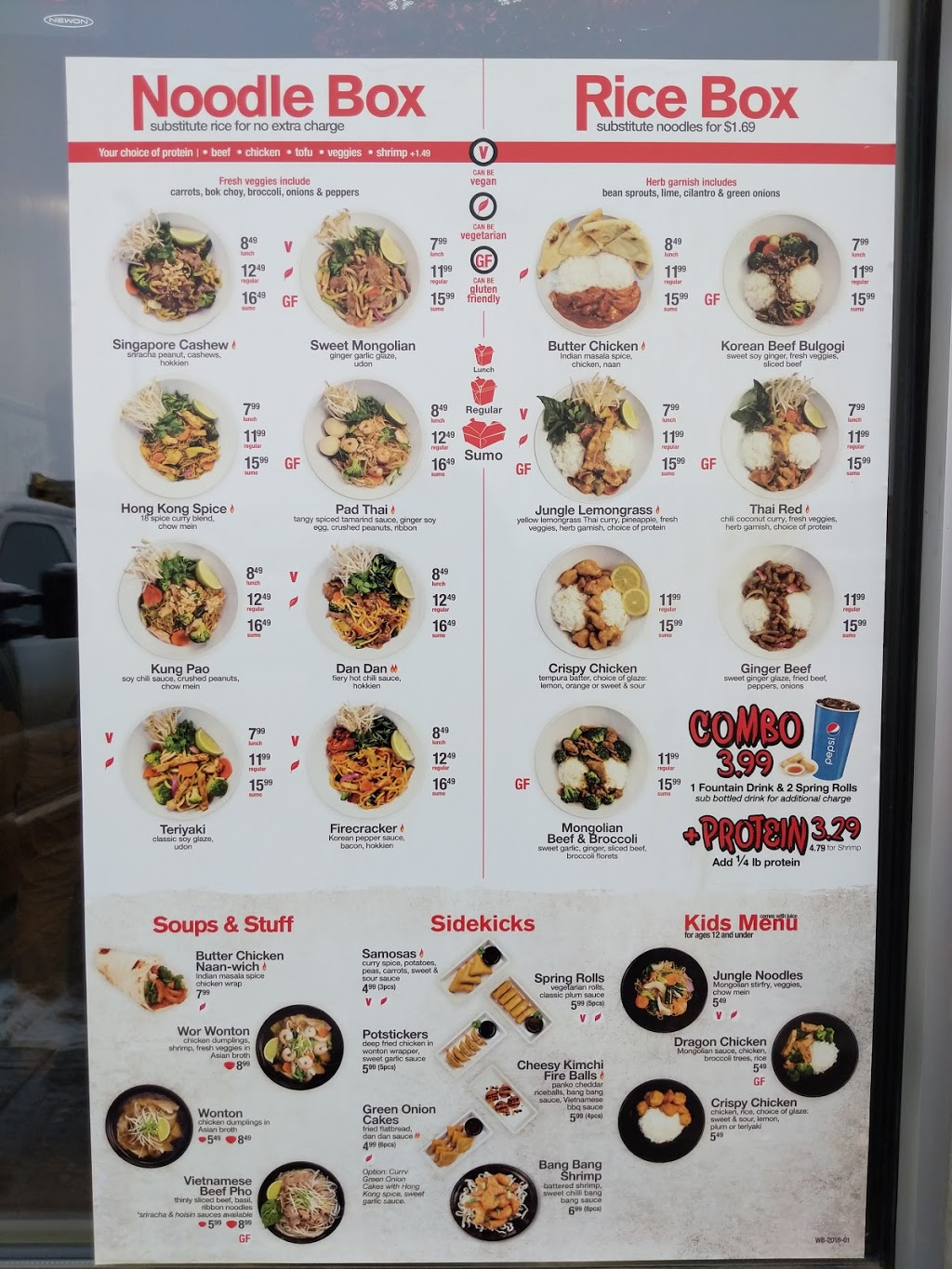 Wok Box - Saskatoon North | 831 51st St #20, Saskatoon, SK S7K 5C6, Canada | Phone: (306) 952-4250