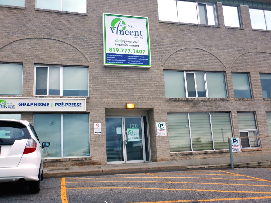 Imprimerie Vincent Ltée | 120 Rue Jean-Proulx, Gatineau, QC J8Z 1V3, Canada | Phone: (819) 777-1407