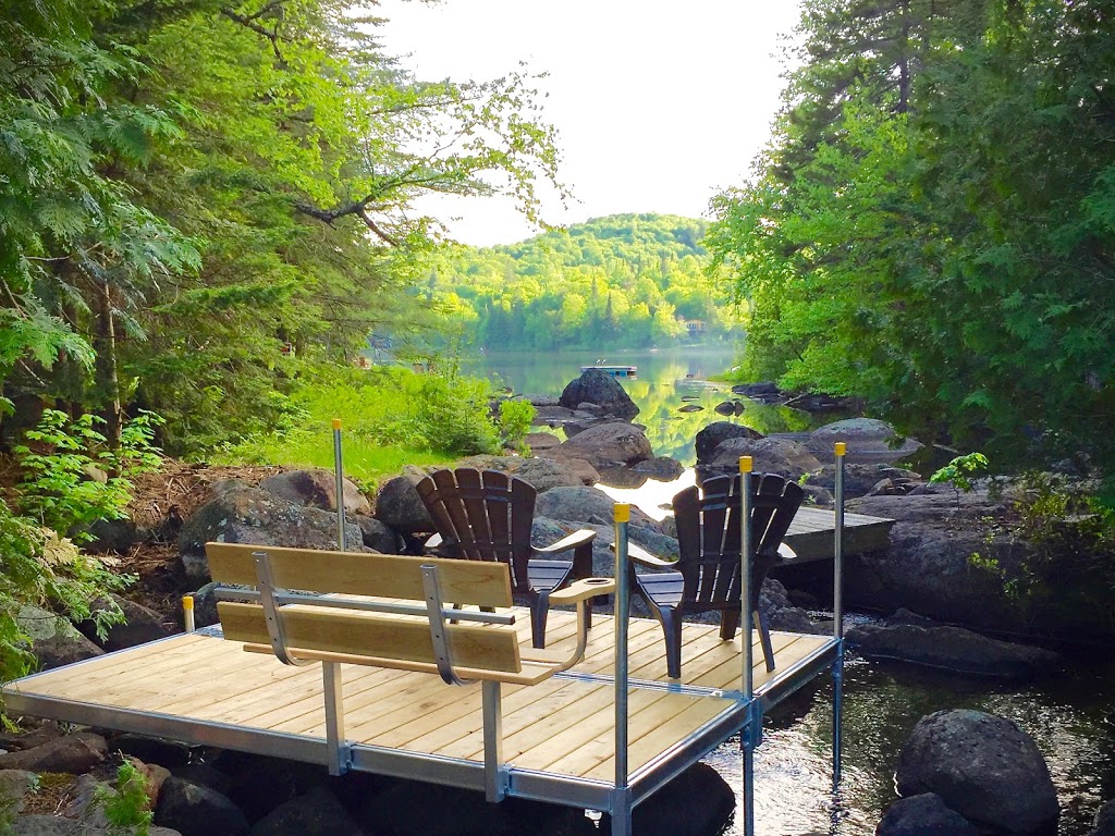 Chalet bois rond Le Rustic à louer | 3 Montée de lEntrelacs, Saint-Adolphe-dHoward, QC J0T 2B0, Canada | Phone: (514) 443-5424