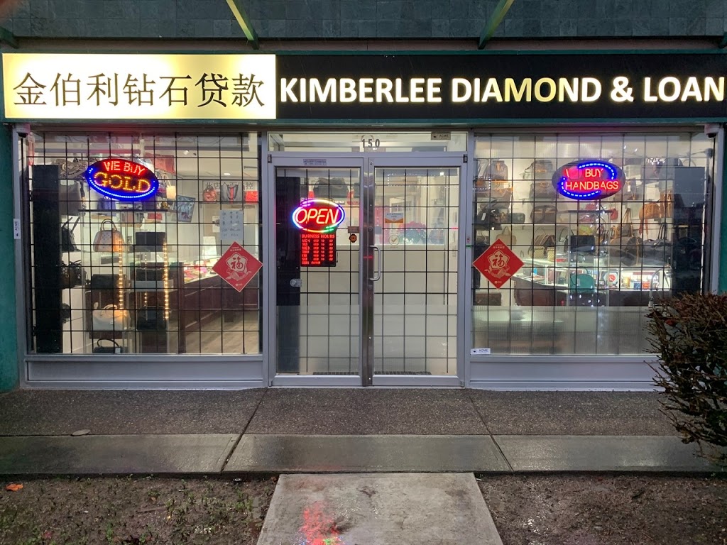 Kimberlee Diamond & Loan Inc | 8080 Leslie Rd. Unit 150, Richmond, BC V6X 4A8, Canada | Phone: (778) 788-5858