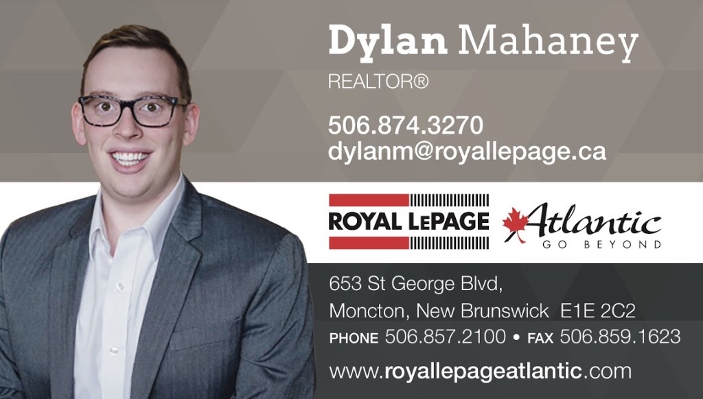Dylan Mahaney - REALTOR® Royal LePage Moncton | 653 St George Blvd, Moncton, NB E1E 2C2, Canada | Phone: (506) 874-3270