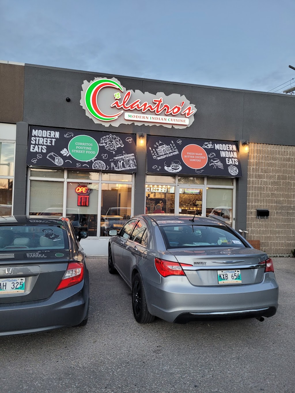 Cilantros Modern Indian Cuisine | 1132 Portage Ave, Winnipeg, MB R3G 0S7, Canada | Phone: (204) 306-6354