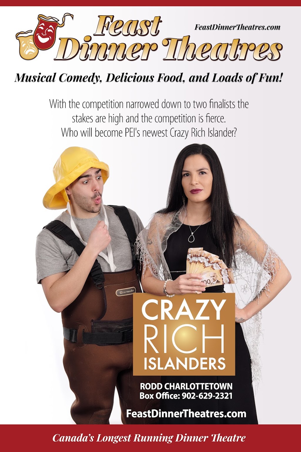 Feast Dinner Theatre | 618 Water St E, Summerside, PE C1N 4H7, Canada | Phone: (902) 436-7674