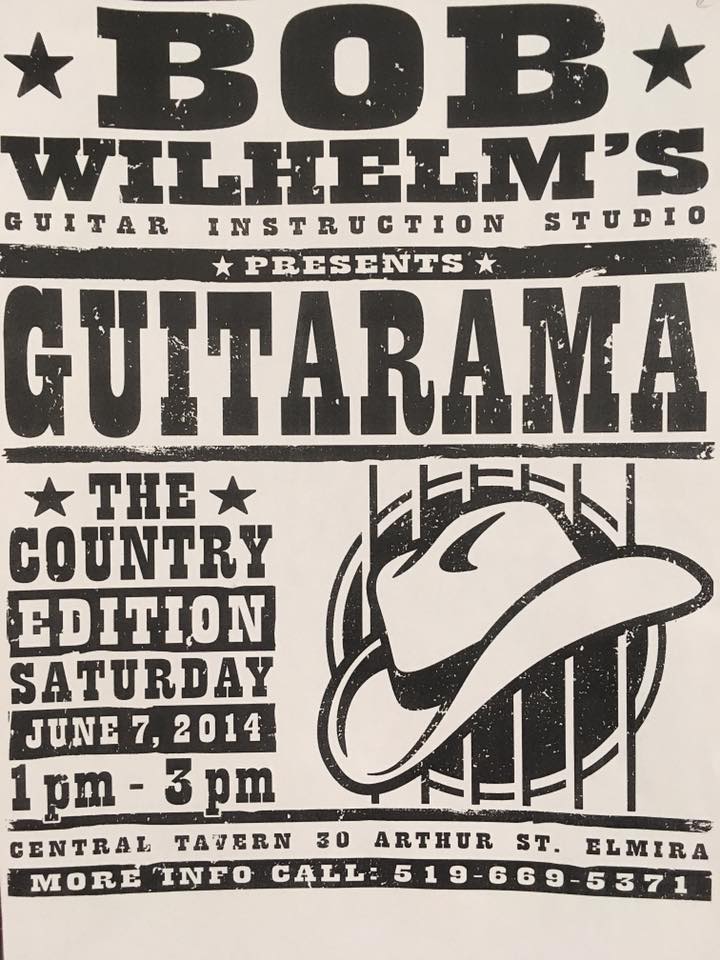 Bob Wilhelm Guitar Studio | Guitar Lessons | 33 Falcon Dr, Elmira, ON N3B 3H7, Canada | Phone: (519) 669-5371