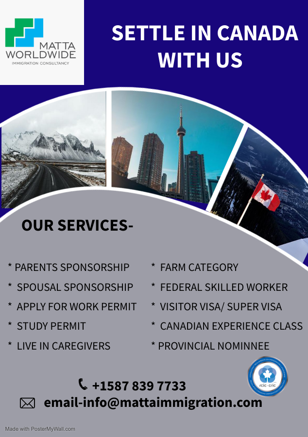 Matta Worldwide Immigration Consultancy | 49 Redstone Dr NE, Calgary, AB T3N 0N2, Canada | Phone: (403) 425-0033