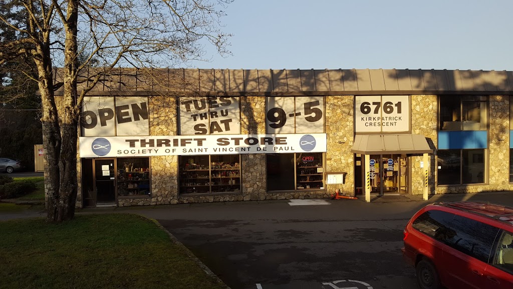 St Vincent de Paul Thrift Store | 6761 Kirkpatrick Crescent, Saanichton, BC V8M 1Z8, Canada