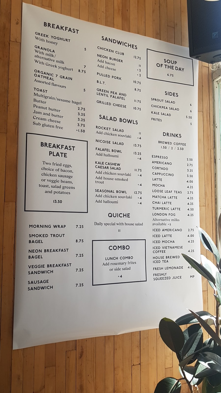 Cafe Neon | 1024 Queen St W, Toronto, ON M6J 1H6, Canada | Phone: (647) 351-6366