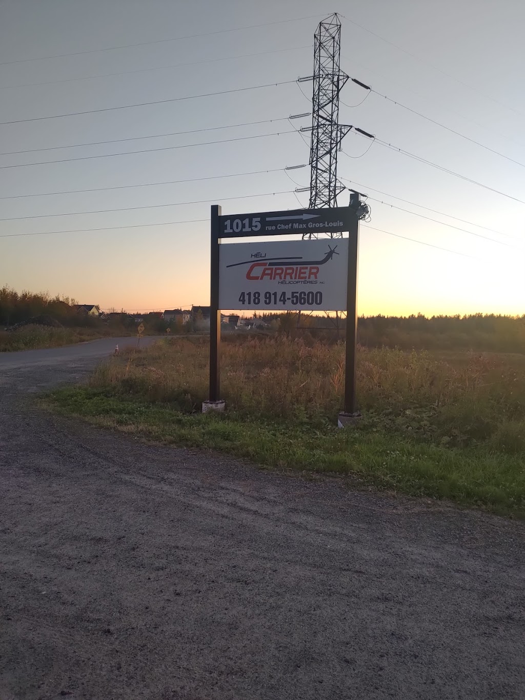 Héli-Carrier inc. | 1015 Rue Chef Max Gros-Louis, Wendake, QC G0A 4V0, Canada | Phone: (581) 984-0148