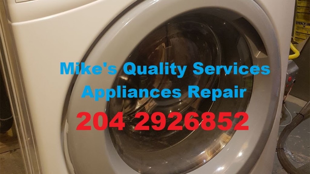 Mikes Quality Appliance Repair Winnipeg | 398 Elmhurst Rd, Winnipeg, MB R3R 0T9, Canada | Phone: (204) 292-6852