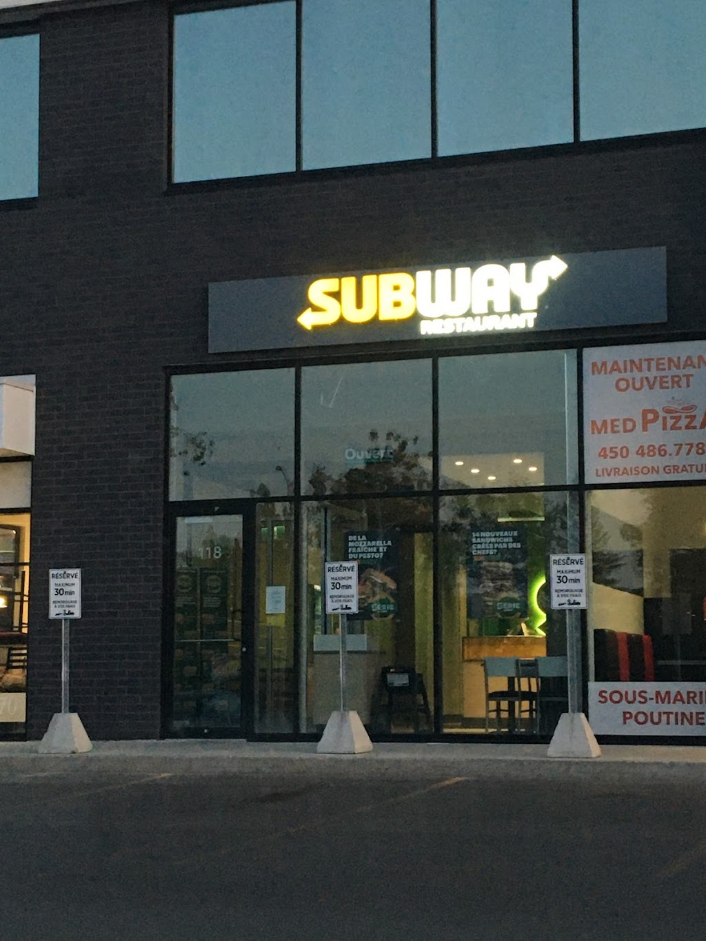 Subway | 8141 Bd Cousineau #118, Saint-Hubert, QC J3Y 5M4, Canada | Phone: (450) 486-7475