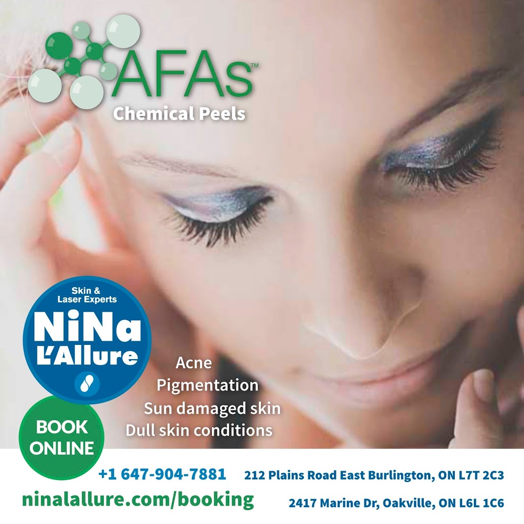 Nina LAllure Skin & Laser Experts | 212 Plains Rd E, Burlington, ON L7T 2C3, Canada | Phone: (647) 904-7881