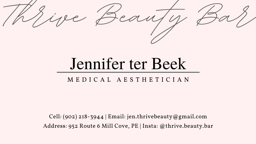 Thrive Beauty Bar | 952 PE-6, Millcove, PE C0A 1T0, Canada | Phone: (902) 218-3944