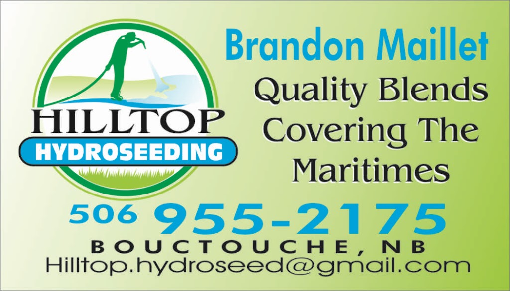 Hilltop Hydroseeding | 21 McIntosh Hill Rd, McIntosh Hill, NB E4S 4K5, Canada | Phone: (506) 955-2175