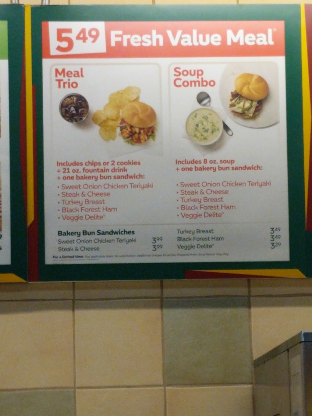 Subway | 35 Lakewood Blvd Unit 24, Winnipeg, MB R2J 2M8, Canada | Phone: (204) 254-7827