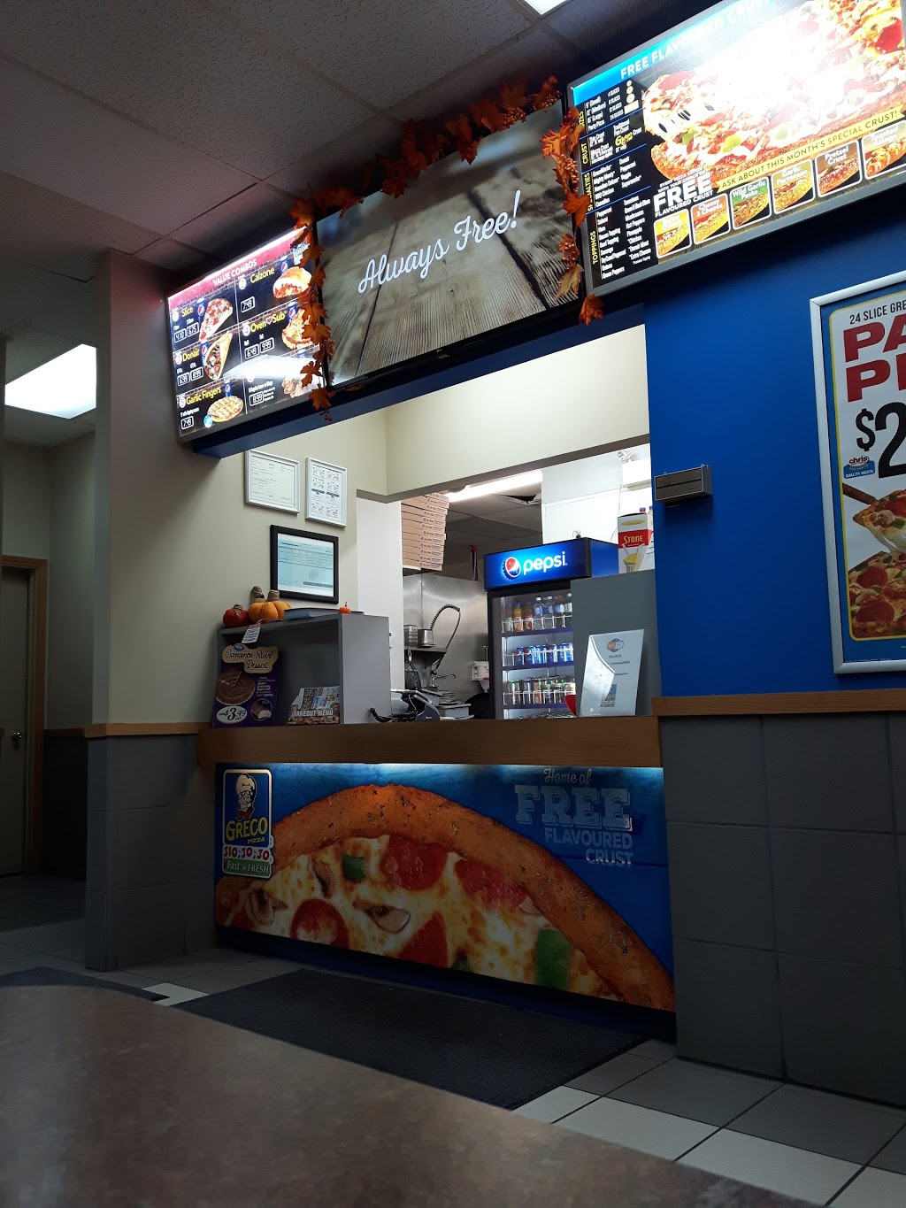 Greco Pizza | 654 Main St #654, Sussex, NB E4E 7H9, Canada | Phone: (506) 432-6060