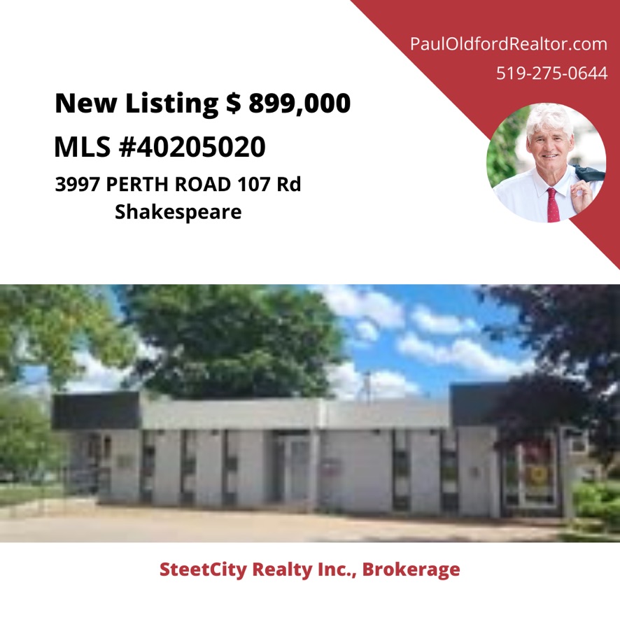Paul Oldford - Stratford Realtor -Street City Realty Inc. | 47 Neal Ave, Stratford, ON N5A 7L6, Canada | Phone: (519) 275-0644